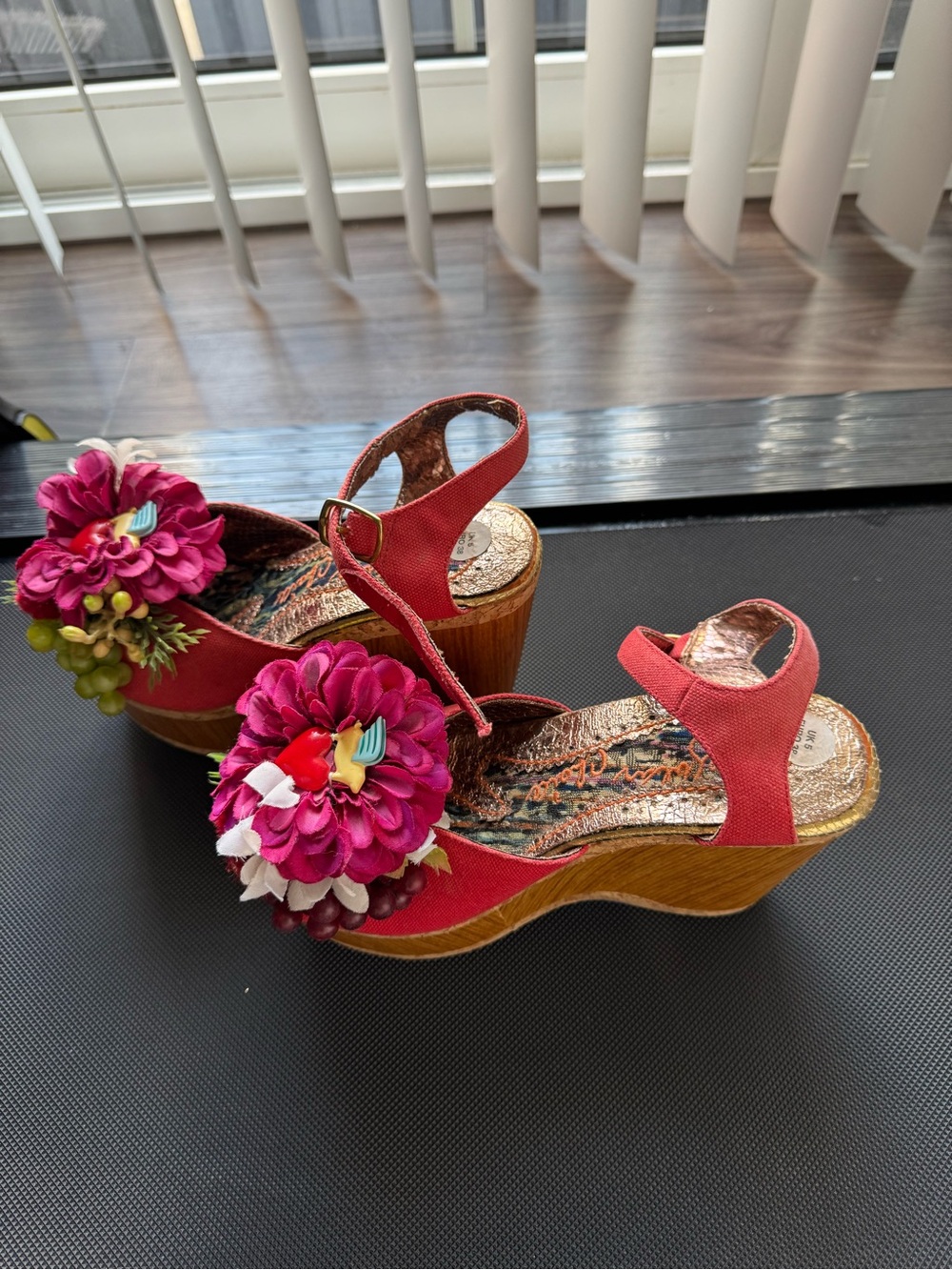 Irregular Choice French Villa Wedge Platform Sandals EU38